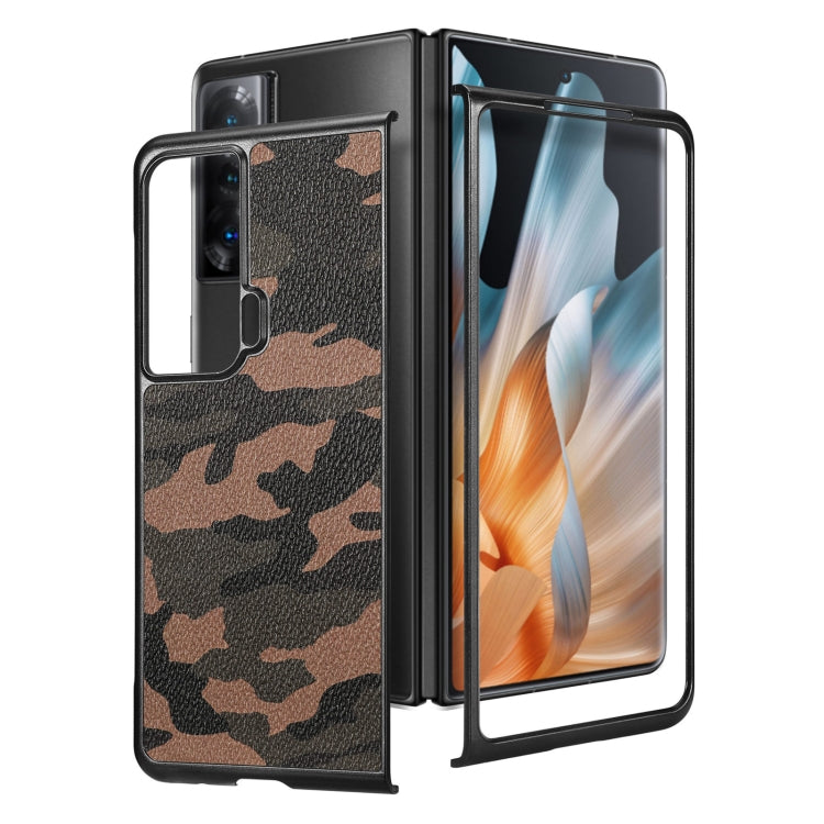 For Honor Magic VS Camouflage Leather Back Cover Phone Case