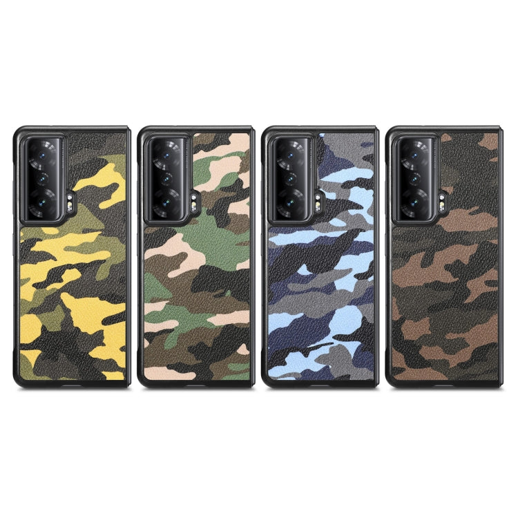 For Honor Magic VS Camouflage Leather Back Cover Phone Case