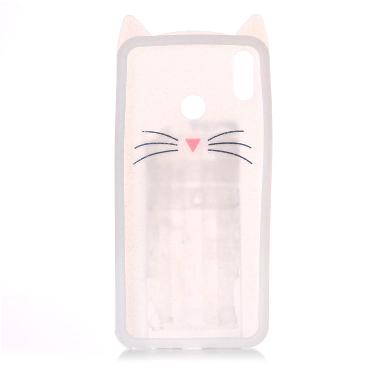 Lovely 3D Moustache Cat Soft Silicone Back Case for Xiaomi Redmi Note 6 & Redmi Note 6 Pro