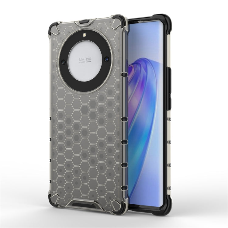 For Honor X9A Shockproof Honeycomb Phone Case