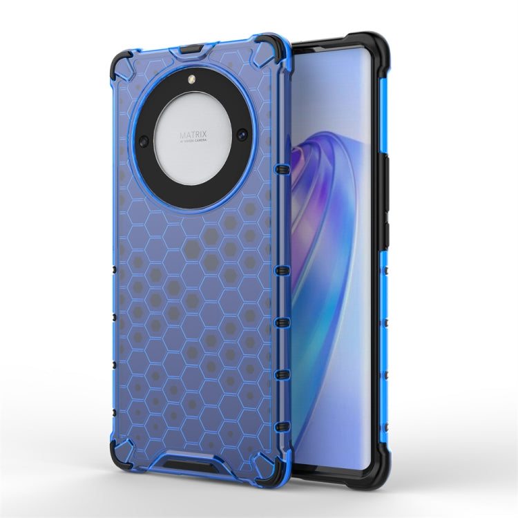 For Honor X9A Shockproof Honeycomb Phone Case