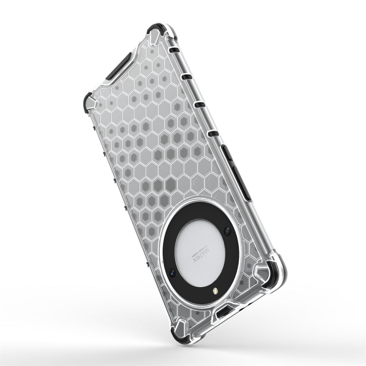 For Honor X9A Shockproof Honeycomb Phone Case