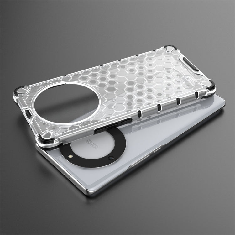 For Honor X9A Shockproof Honeycomb Phone Case