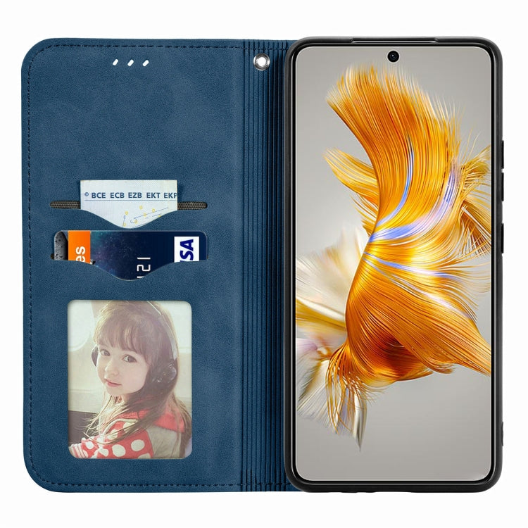 For Huawei Mate 50 Retro Skin Feel Magnetic Flip Leather Phone Case