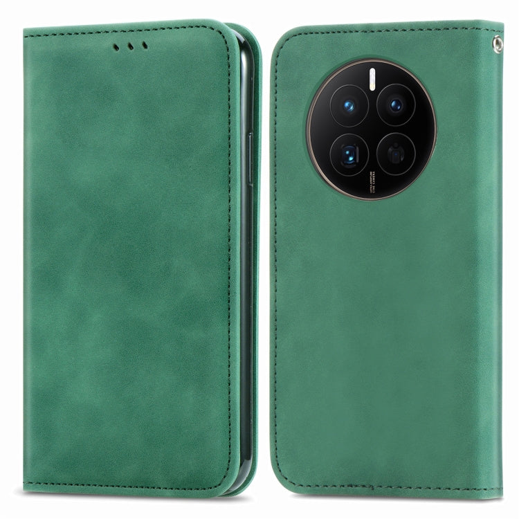 For Huawei Mate 50 Retro Skin Feel Magnetic Flip Leather Phone Case