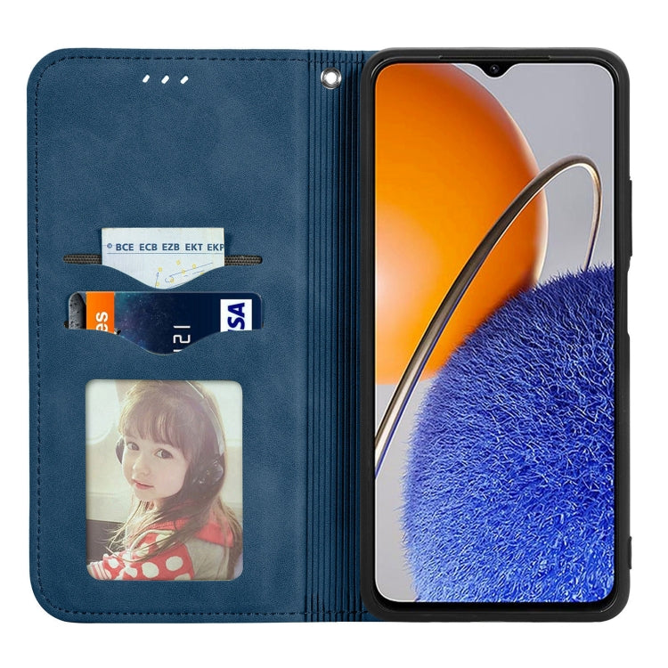 For Huawei Nova Y61 Retro Skin Feel Magnetic Flip Leather Phone Case