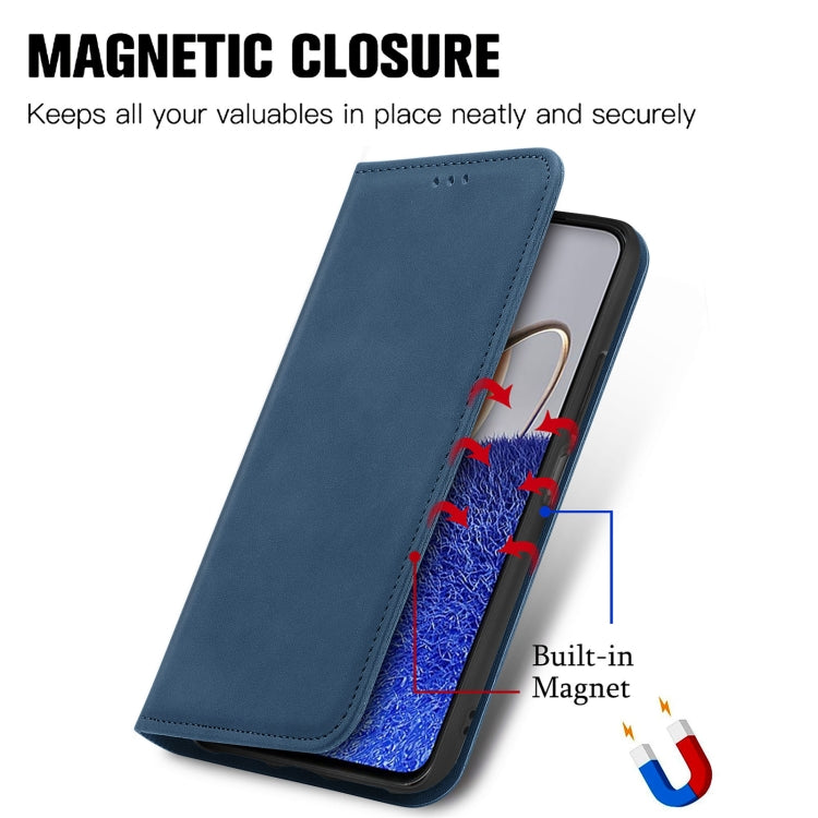 For Huawei Nova Y61 Retro Skin Feel Magnetic Flip Leather Phone Case