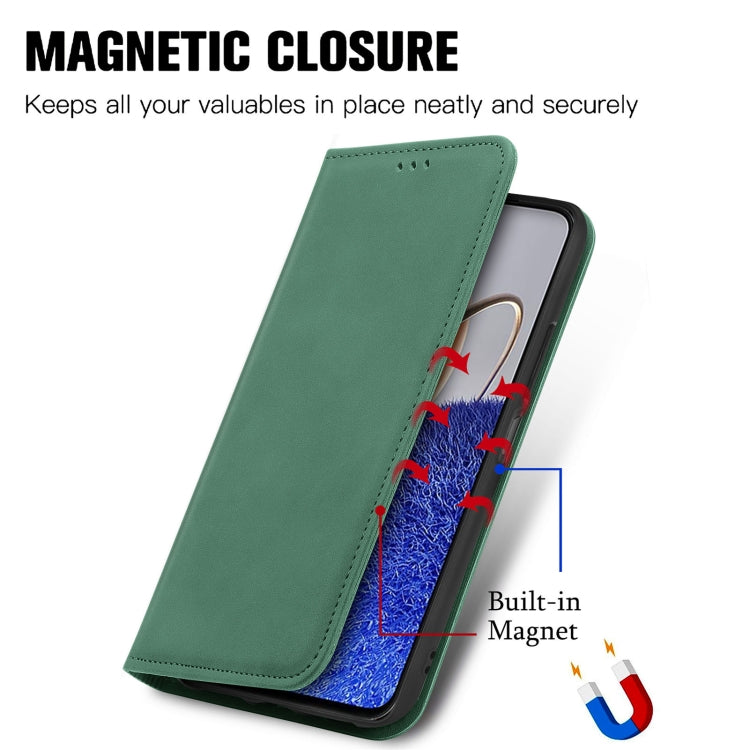 For Huawei Nova Y61 Retro Skin Feel Magnetic Flip Leather Phone Case
