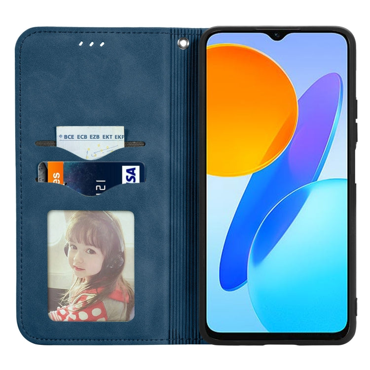 For Honor X6 Retro Skin Feel Magnetic Flip Leather Phone Case