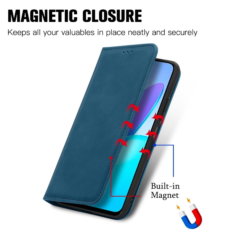 For Honor X6 Retro Skin Feel Magnetic Flip Leather Phone Case