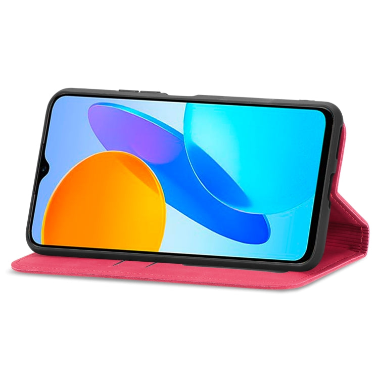 For Honor X6 Retro Skin Feel Magnetic Flip Leather Phone Case