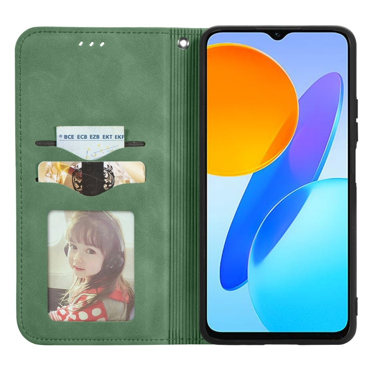 For Honor X6 Retro Skin Feel Magnetic Flip Leather Phone Case