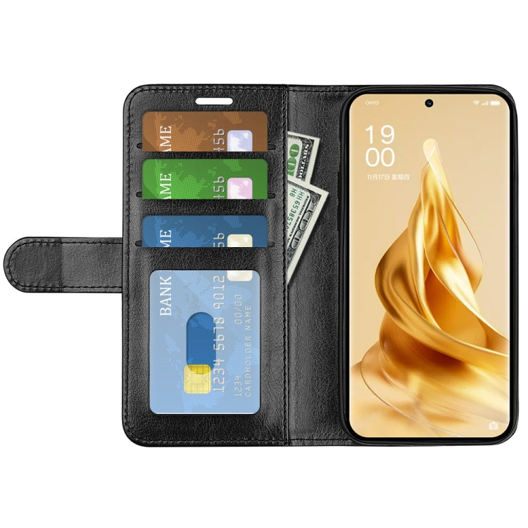 For OPPO Reno9 Pro+ R64 Texture Horizontal Flip Leather Phone Case