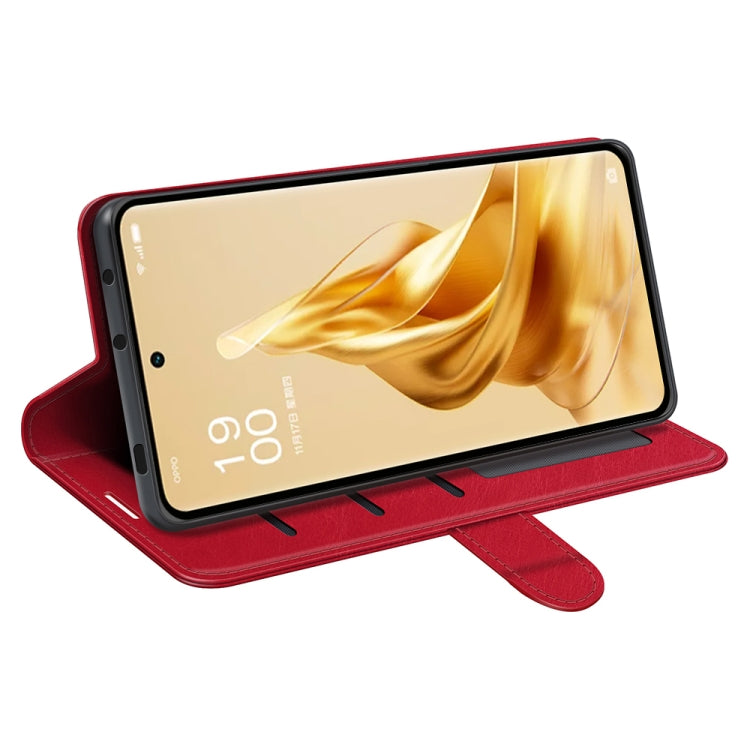 For OPPO Reno9 Pro+ R64 Texture Horizontal Flip Leather Phone Case