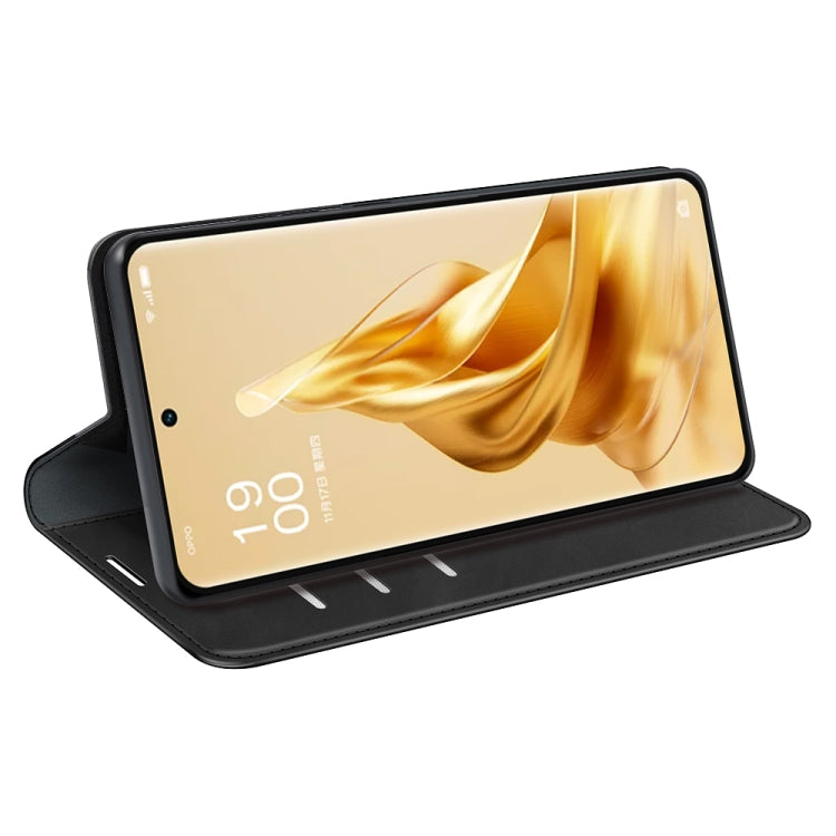 For OPPO Reno9 Pro+ Retro-skin Magnetic Suction Leather Phone Case