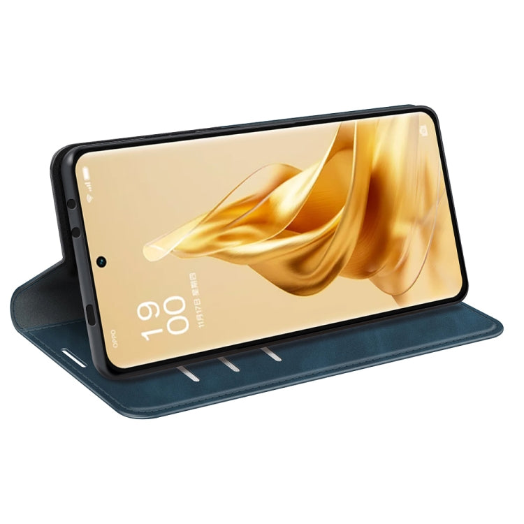 For OPPO Reno9 Pro+ Retro-skin Magnetic Suction Leather Phone Case