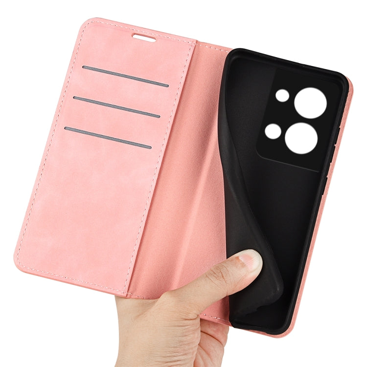 For OPPO Reno9 Pro+ Retro-skin Magnetic Suction Leather Phone Case
