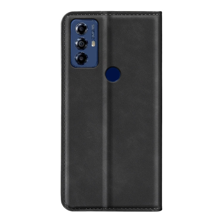 For Motorola Moto G Play 2023 Retro-skin Magnetic Suction Leather Phone Case