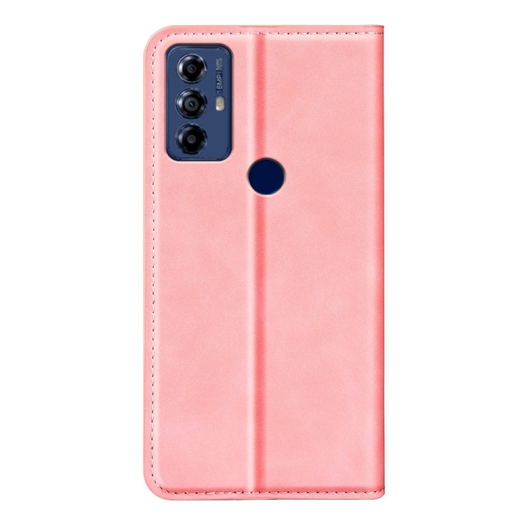 For Motorola Moto G Play 2023 Retro-skin Magnetic Suction Leather Phone Case
