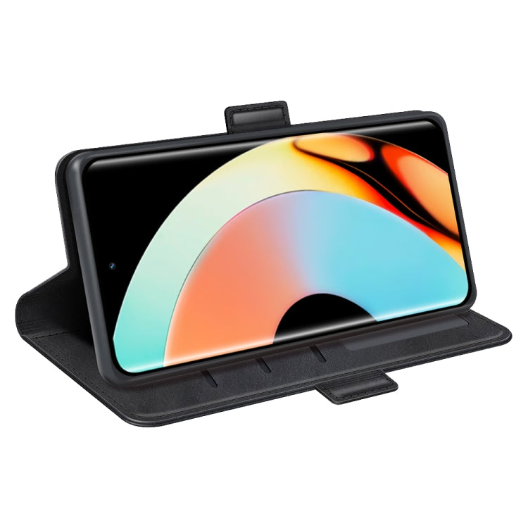 For Realme 10 Pro+ Dual-side Magnetic Buckle Horizontal Flip Leather Phone Case