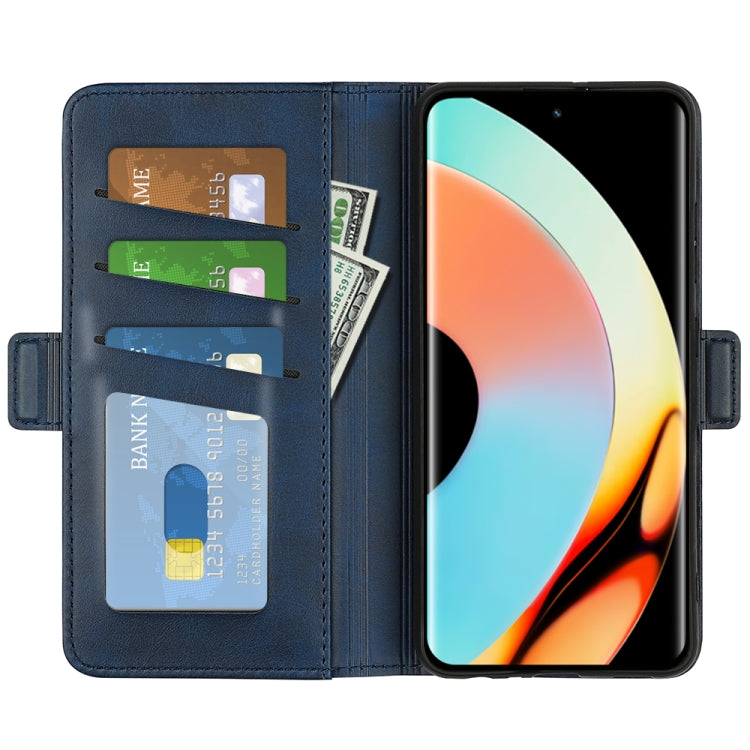 For Realme 10 Pro+ Dual-side Magnetic Buckle Horizontal Flip Leather Phone Case