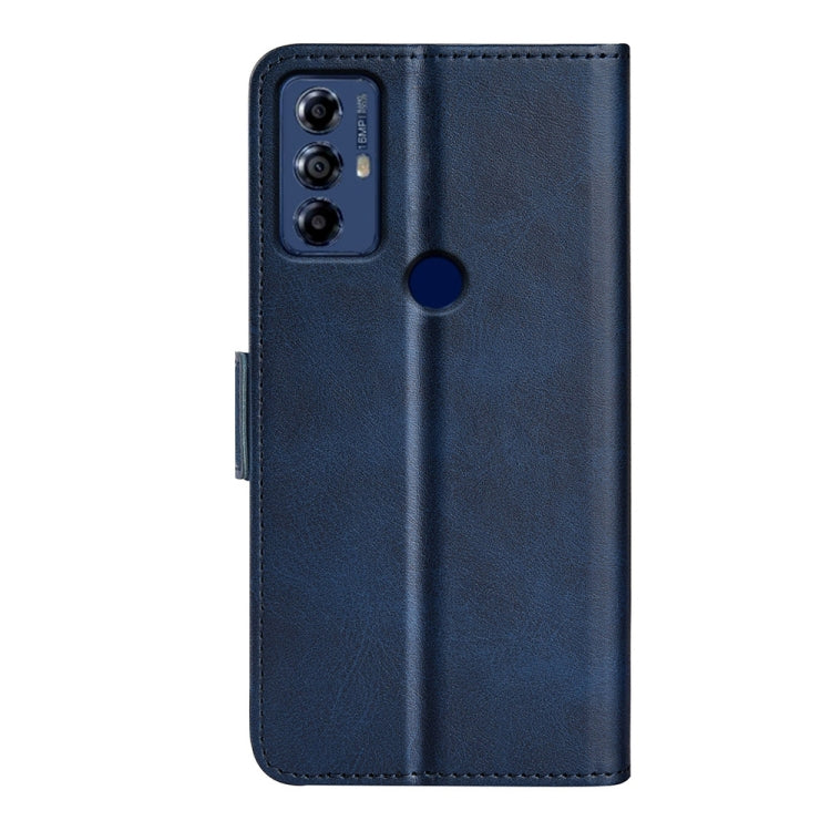 For Motolora Moto G Play 2023 Dual-side Magnetic Buckle Horizontal Flip Leather Phone Case