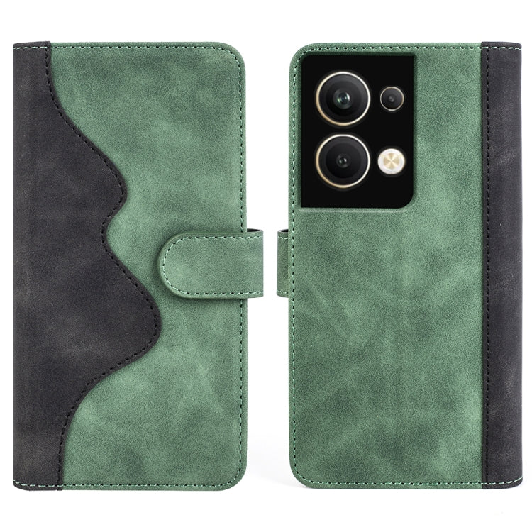 For OPPO Reno 9 Pro+ Stitching Horizontal Flip Leather Phone Case