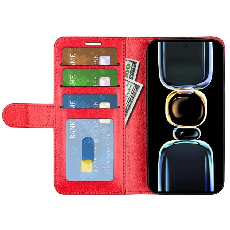 For Xiaomi Redmi K60E R64 Texture Horizontal Flip Leather Phone Case