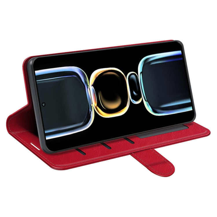 For Xiaomi Redmi K60E R64 Texture Horizontal Flip Leather Phone Case