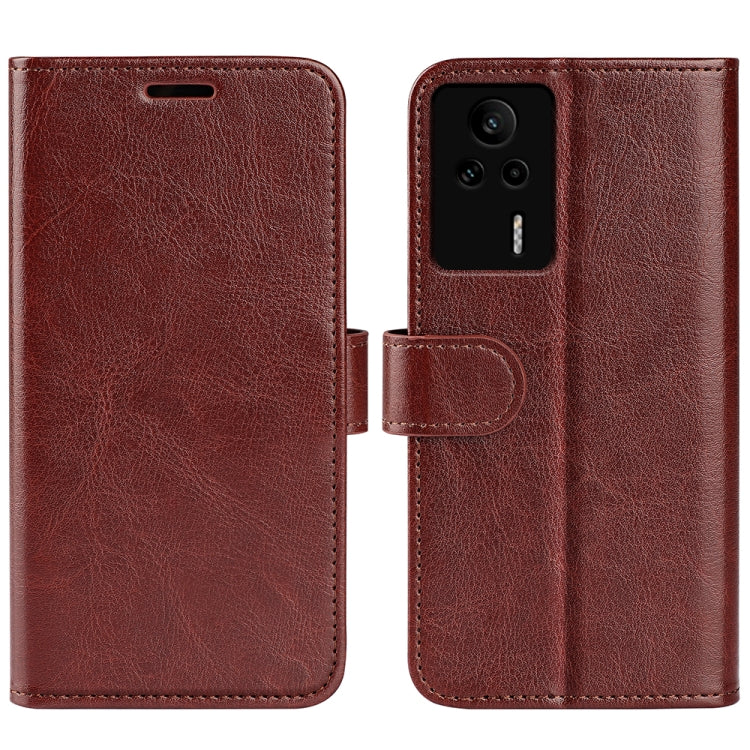 For Xiaomi Redmi K60E R64 Texture Horizontal Flip Leather Phone Case