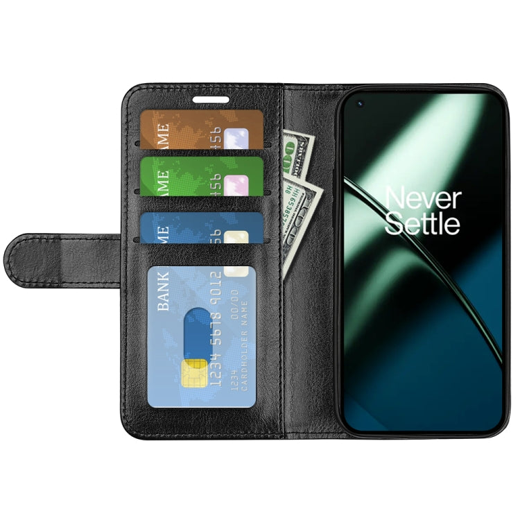 For OnePlus 11 R64 Texture Horizontal Flip Leather Phone Case