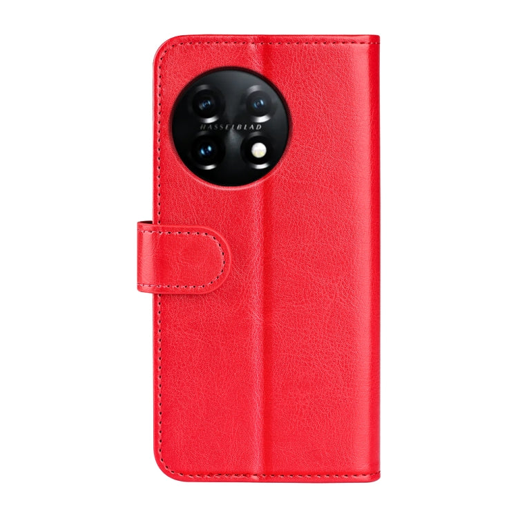 For OnePlus 11 R64 Texture Horizontal Flip Leather Phone Case
