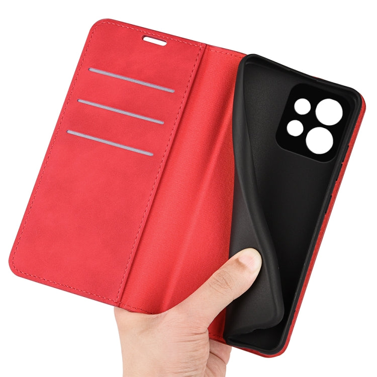 For Motorola Moto X40 Retro-skin Magnetic Suction Leather Phone Case