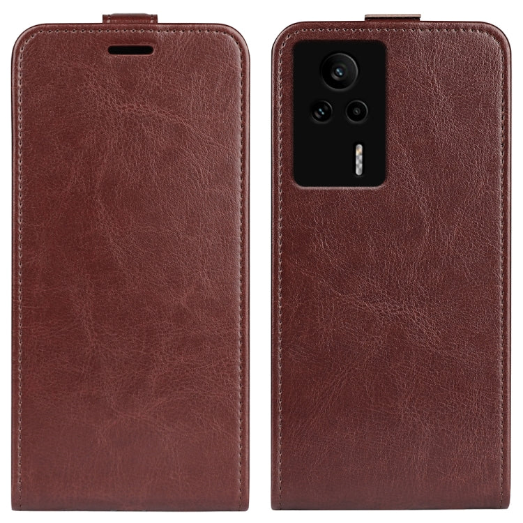 For Xiaomi Redmi K60E R64 Texture Vertical Flip Leather Phone Case