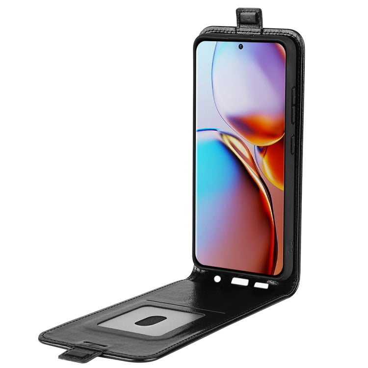 For Motorola Moto X40 R64 Texture Vertical Flip Leather Phone Case