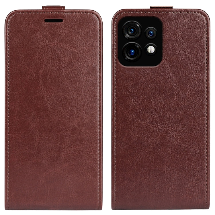 For Motorola Moto X40 R64 Texture Vertical Flip Leather Phone Case