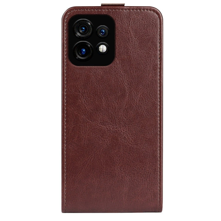 For Motorola Moto X40 R64 Texture Vertical Flip Leather Phone Case