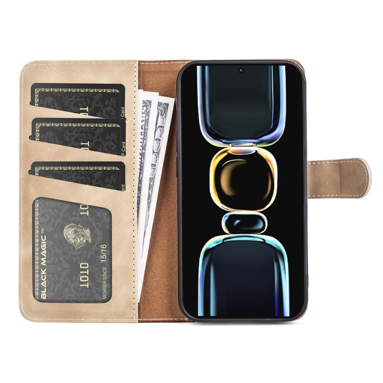 For Xiaomi Redmi K60E Stitching Horizontal Flip Leather Phone Case