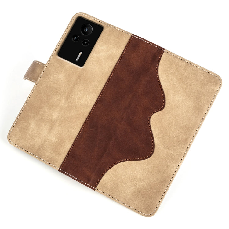 For Xiaomi Redmi K60E Stitching Horizontal Flip Leather Phone Case
