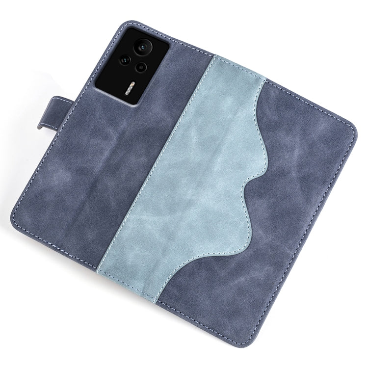 For Xiaomi Redmi K60E Stitching Horizontal Flip Leather Phone Case