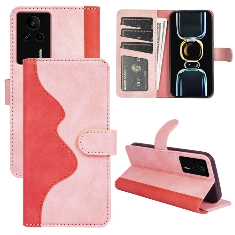 For Xiaomi Redmi K60E Stitching Horizontal Flip Leather Phone Case