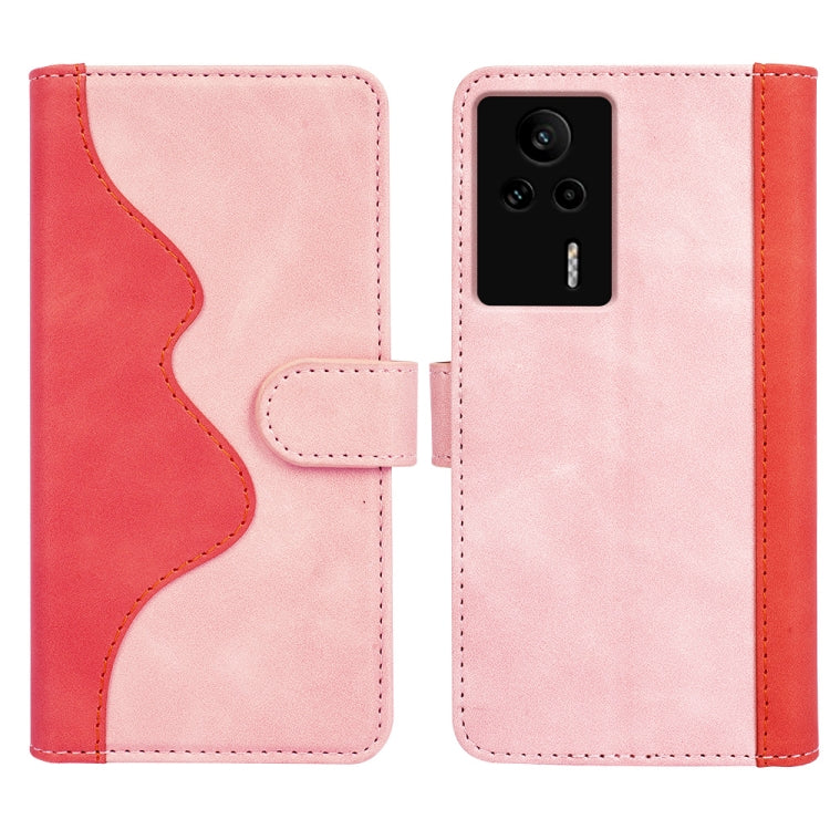 For Xiaomi Redmi K60E Stitching Horizontal Flip Leather Phone Case