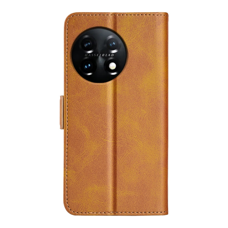 For OnePlus 11 Dual-side Magnetic Buckle Leather Phone Case