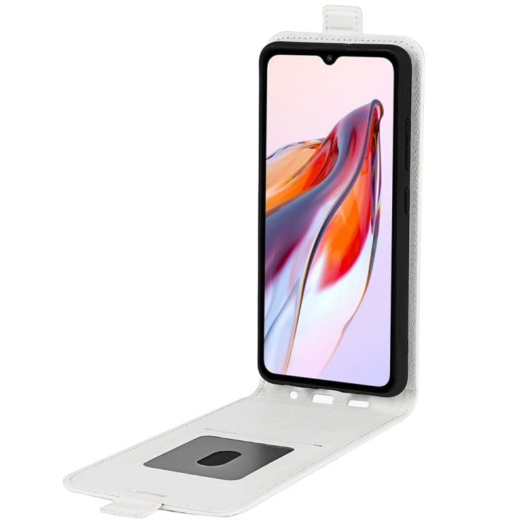 For Xiaomi Redmi 12C R64 Texture Single Vertical Flip Leather Phone Case