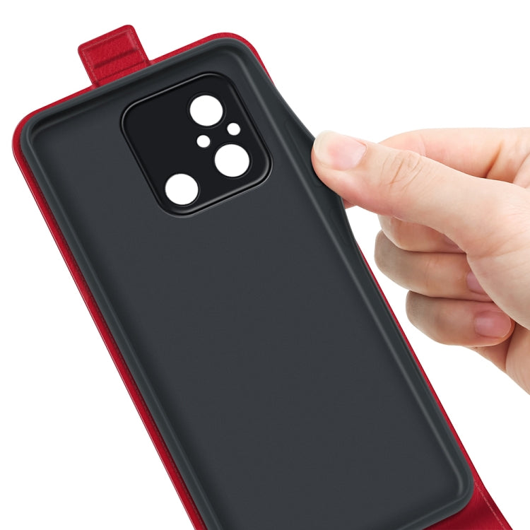 For Xiaomi Redmi 12C R64 Texture Single Vertical Flip Leather Phone Case