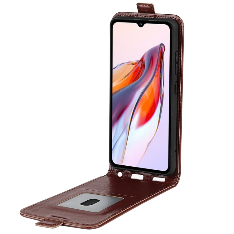 For Xiaomi Redmi 12C R64 Texture Single Vertical Flip Leather Phone Case