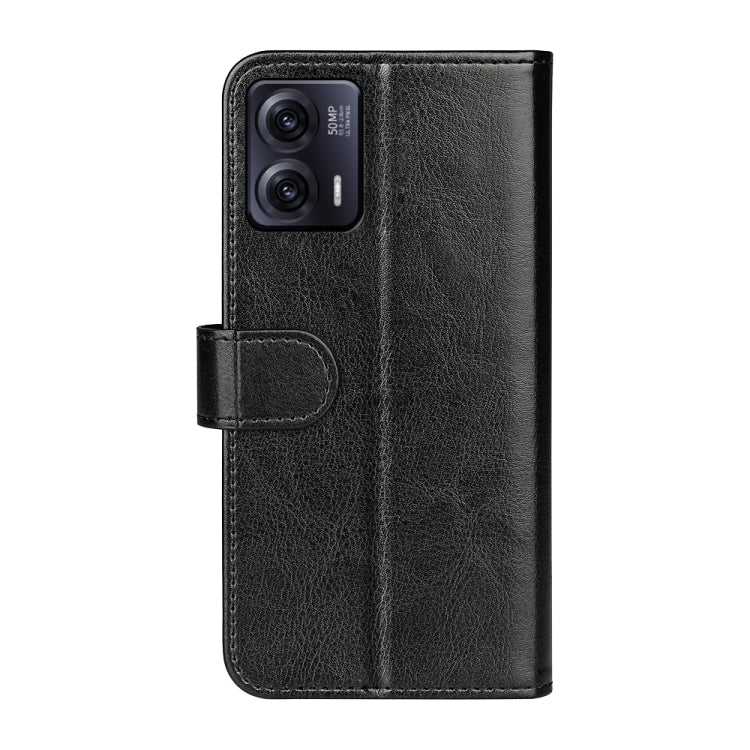 For Motorola Moto G73 R64 Texture Horizontal Flip Leather Phone Case