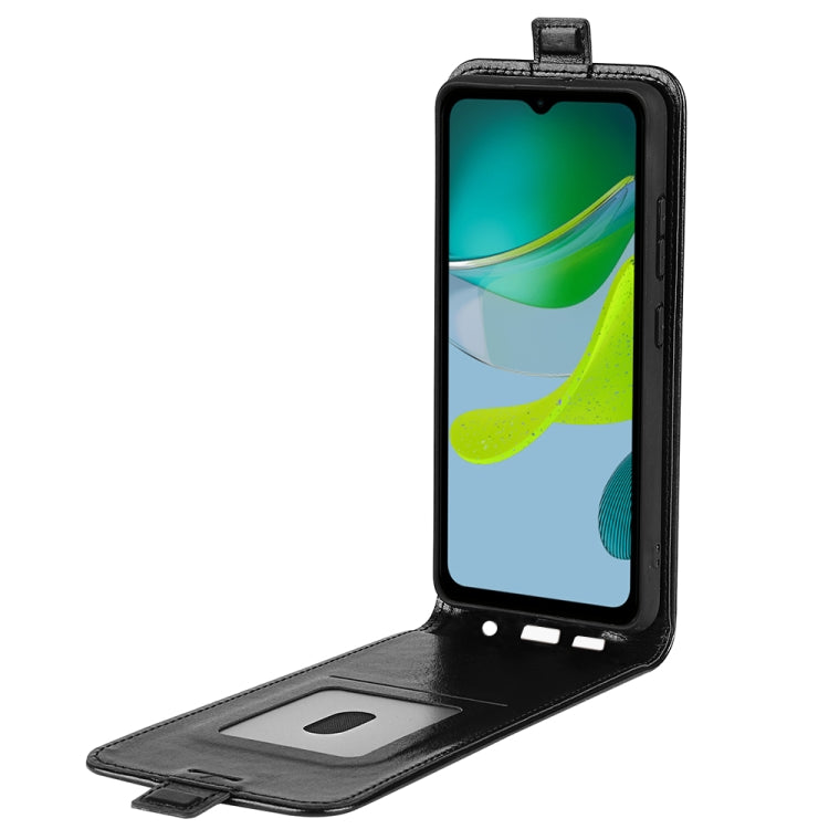 For Motorola Moto E13 R64 Texture Single Vertical Flip Leather Phone Case