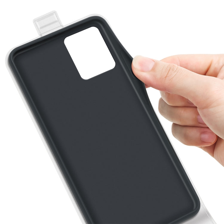 For Motorola Moto E13 R64 Texture Single Vertical Flip Leather Phone Case