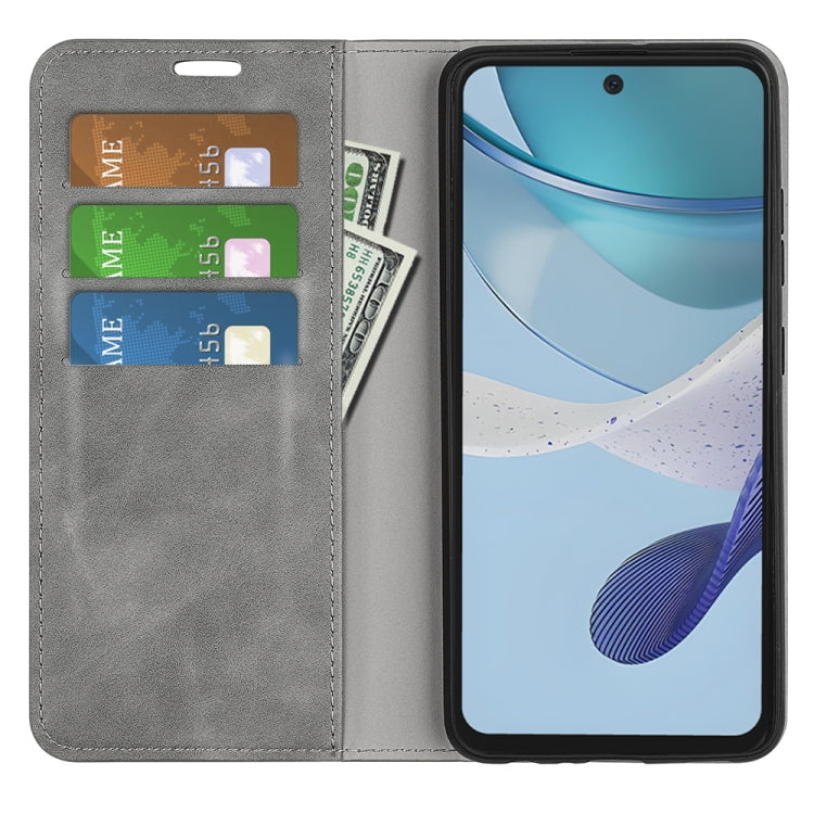 For Motorola Moto G53 5G Retro-skin Magnetic Suction Leather Phone Case